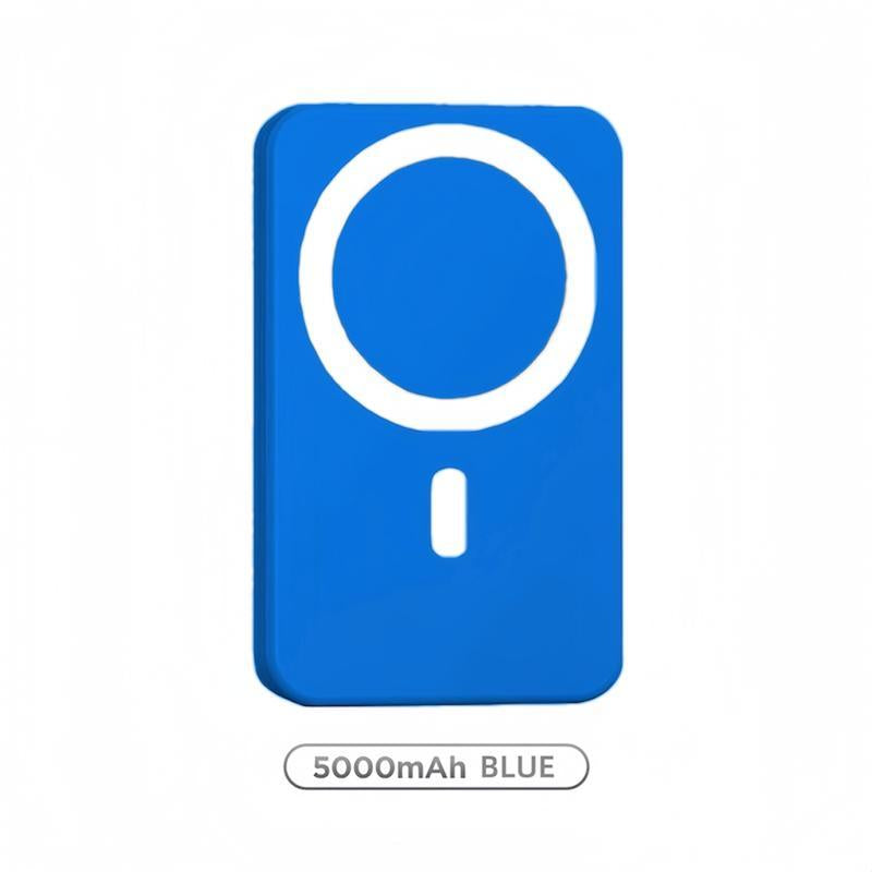 5000Mah Magnetic Power Bank, Wireless Portable Charger, Fast Charging Magsafe Battery Pack for Iphone 17/16/15/14/13/12/Plus/Pro Max, Compact Device Smartphone Chargeable